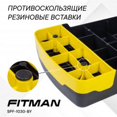 Степ-платформа FITMAN SPF-1030-BY, 2 уровня, черный/желтый